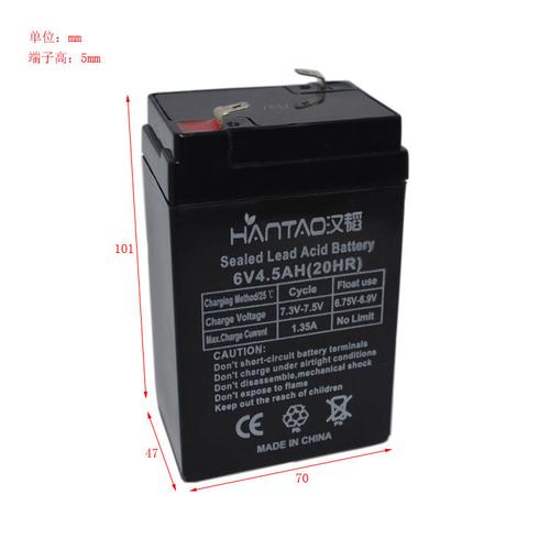 阀控免维护铅酸蓄电池6V4AH 容量大、性价比优、品质优良的厂家直供之选